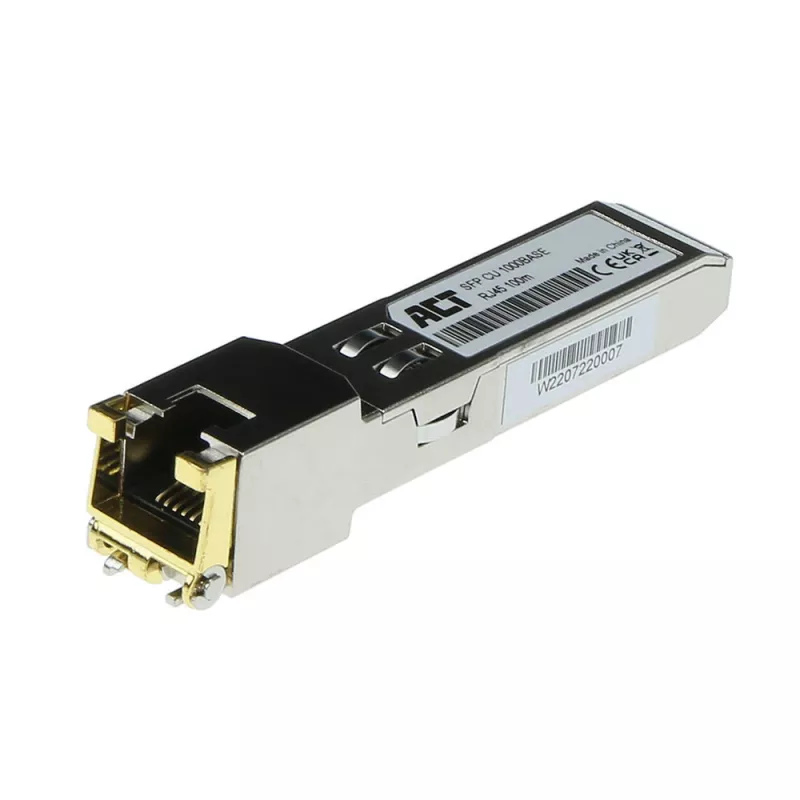ACT SFP 1000Base vask RJ45 transiiver kodeeritud HP / HPE / Aruba / Procurve / H3C jaoks (J8177A/J8177B/J8177C/J8177D)