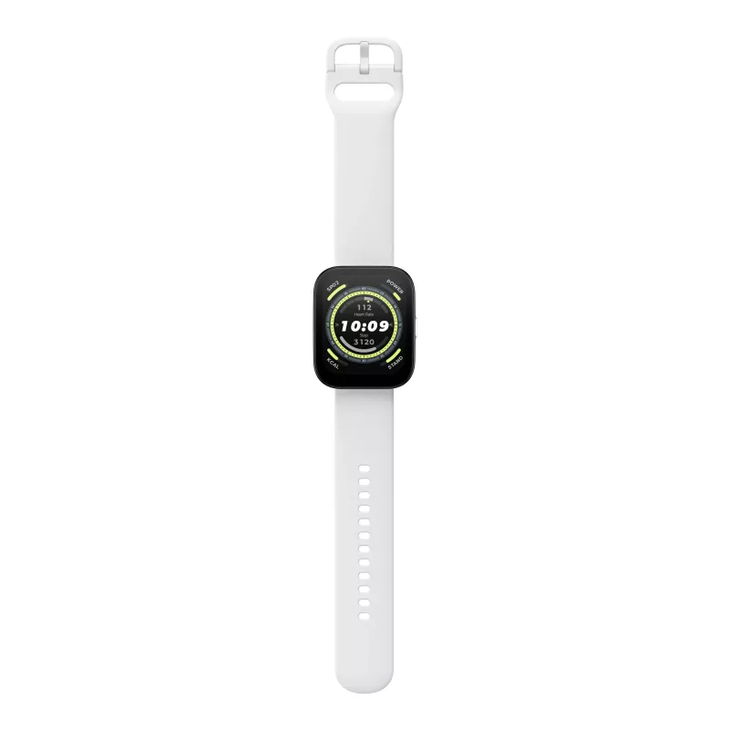 Amazfit Bip 5 4,85 cm (1,91 tolli) TFT 45,9 mm Digitaalne 320 x 380 pikslit Puuteekraan Valge GPS (satelliit)