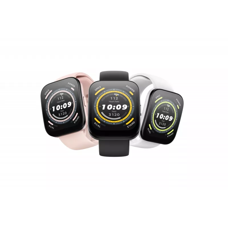 Amazfit Bip 5 4,85 cm (1,91 tolli) TFT 45,9 mm Digitaalne 320 x 380 pikslit Puuteekraan Valge GPS (satelliit)