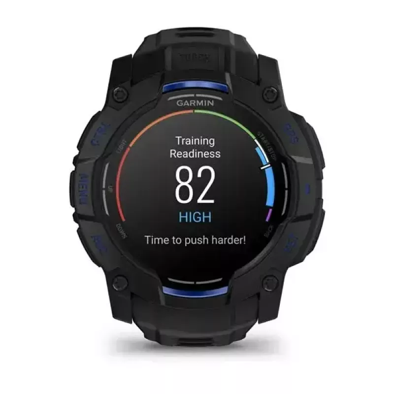 Nutikell GARMIN Instinct 3 45 mm, 1,3-tolline AMOLED, 416×416, GPS, alumiinium/GFRP-korpus, silikoonrihm
