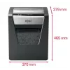 Rexel Momentum M510 Micro Cut paberipurustaja P5, Mikropurustus, 2 x 15 mm, 23 L, 250 lehte, 58 dB, Nupud