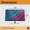 HP E24 G5 FHD PVC-vaba monitor, 60,5 cm (23,8 tolli), 1920 x 1080 pikslit, Full HD, LCD, 5 ms, must, hõbedane