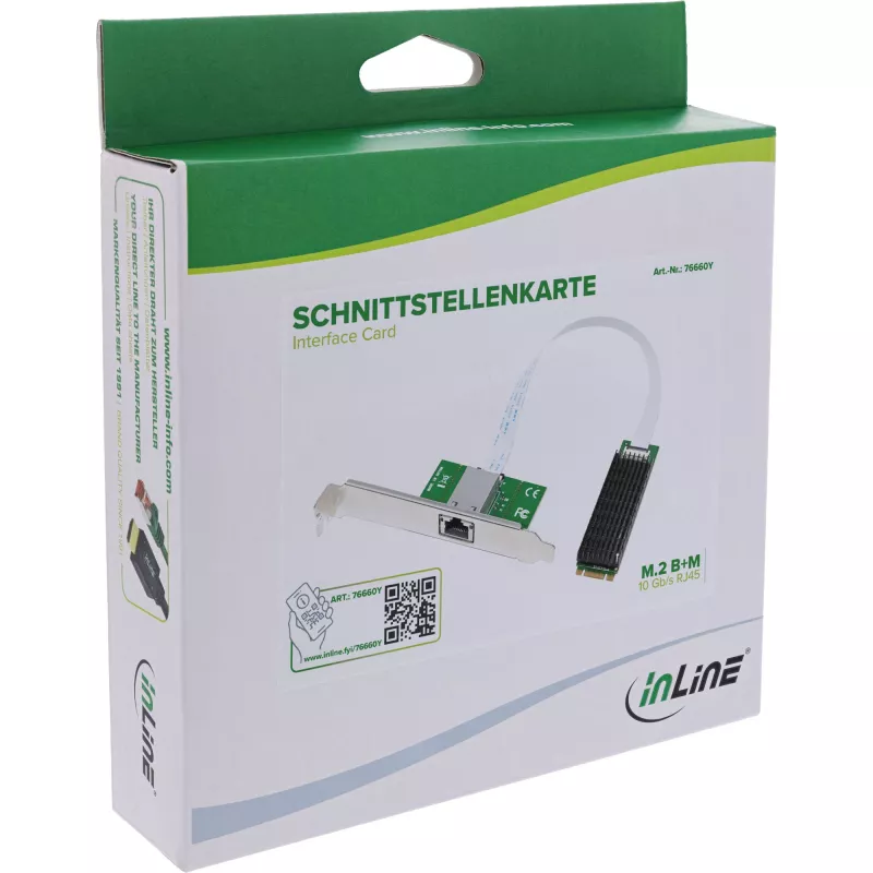 InLine 76660Y võrgukaart Sisemine Ethernet 10000 Mbit/s