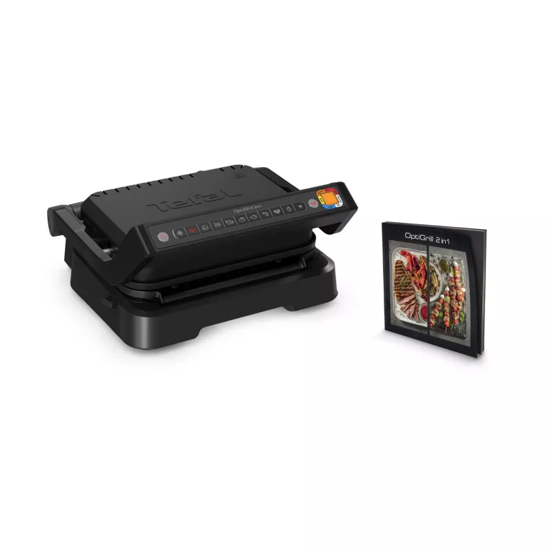 Kontaktgrill Tefal OptiGrill 2in1 GC7728 2100W Must