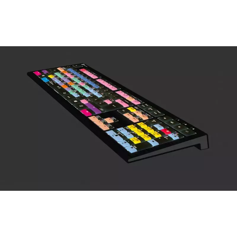 Klaviatuur LogicKeyboard LKB-PSO3-A2PC-DE — Täissuuruses USB QWERTZ saksa, 108 klahvi, LED-taustvalgustus, 1,8 m kaabel