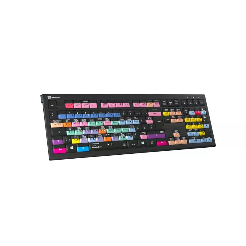 Klaviatuur LogicKeyboard LKB-PSO3-A2PC-DE — Täissuuruses USB QWERTZ saksa, 108 klahvi, LED-taustvalgustus, 1,8 m kaabel