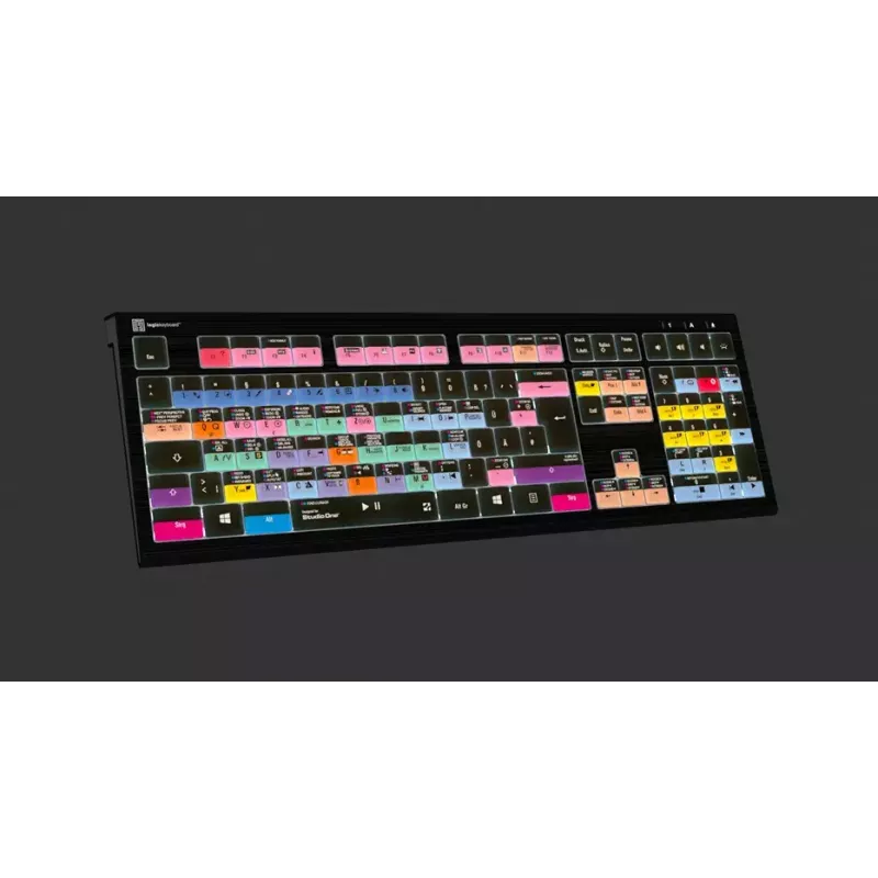 Klaviatuur LogicKeyboard LKB-PSO3-A2PC-DE — Täissuuruses USB QWERTZ saksa, 108 klahvi, LED-taustvalgustus, 1,8 m kaabel