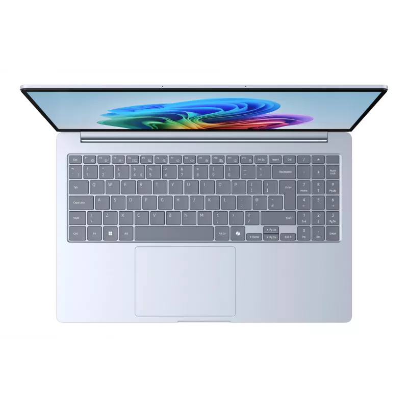 Samsung Galaxy Book4 Edge NP750XQB-KA2DE sülearvuti Copilot+ PC Snapdragon X1-26-100 39,6 cm (15,6-tolline) Full HD 16 GB LPDDR5x-SDRAM 512 GB eUFS Wi-Fi 7 (802.11be) Windows 11 Home saksa sinine
