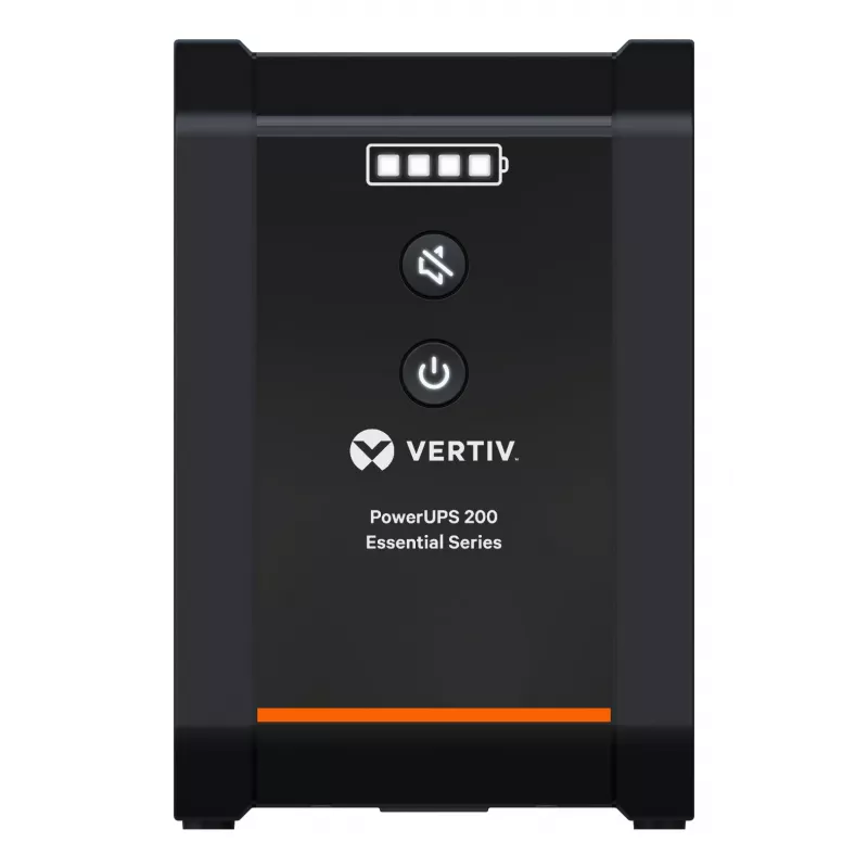 Vertiv PowerUPS 200 Essential PSA6E-1000IT-IEC, 1000 VA / 525 W, liin-interaktiivne, 1 kVA, 525 W, siinuslaine, 140 V, 290 V