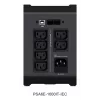 Vertiv PowerUPS 200 Essential PSA6E-1000IT-IEC, 1000 VA / 525 W, liin-interaktiivne, 1 kVA, 525 W, siinuslaine, 140 V, 290 V