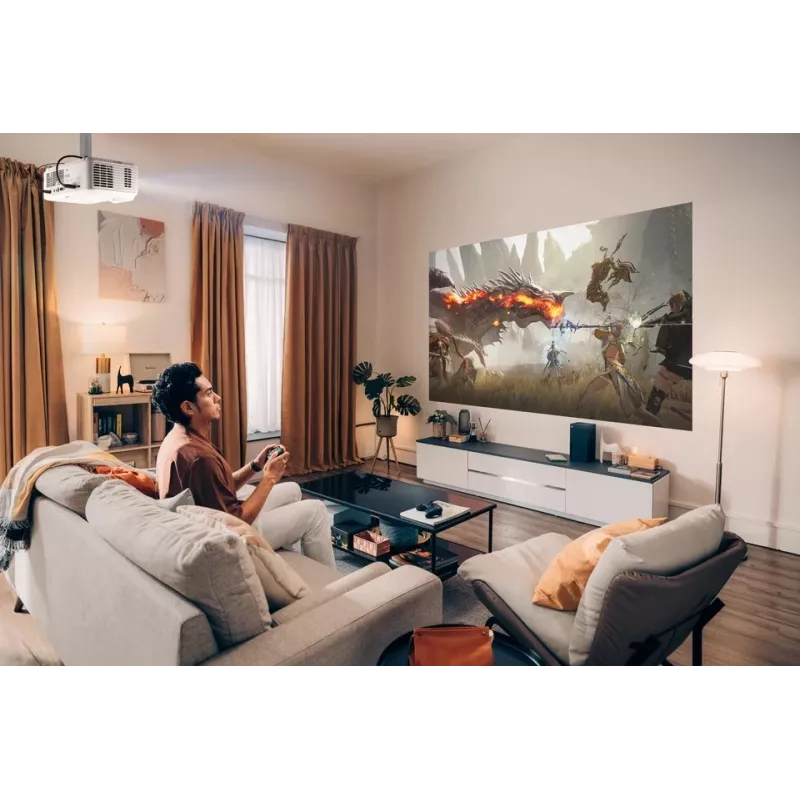 Viewsonic V554K andmeprojektor Ultralühikese viskekaugusega projektor 3500 ANSI luumenit 3LCD UHD 4K (3840x2160) 3D Valge