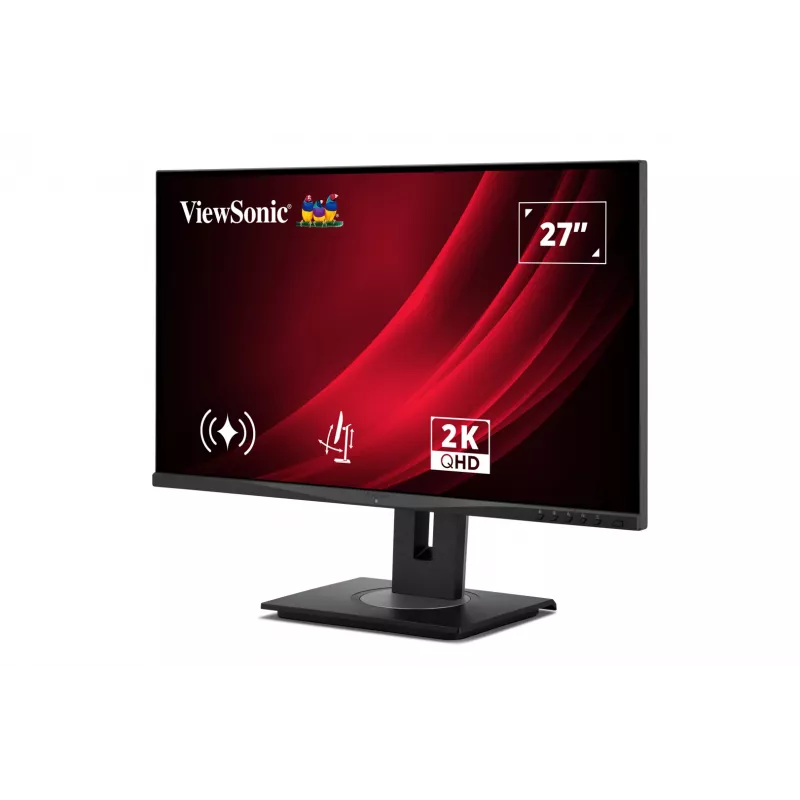 Viewsoni VG seeria 27-tolline 1440p ergonoomiline IPS-kuvar 68,6 cm (27 tolli) 2560 x 1440 pikslit Quad HD LED must