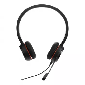 Jabra Evolve 20SE MS Stereo USB-C, juhtmega, kontor/kõnekeskus, 150–7000 Hz, 132 g, peakomplekt, must