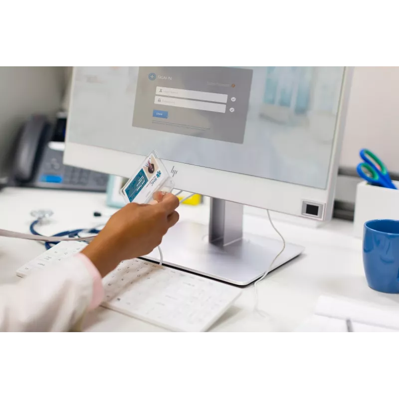 HP USB-klaviatuur ja hiir tervishoiuväljaandele