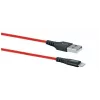 Mobiiltelefoni USB A – Lightning kaabel SCHWAIGER LPRO410 501, USB 2.0, 1.2 m, punane