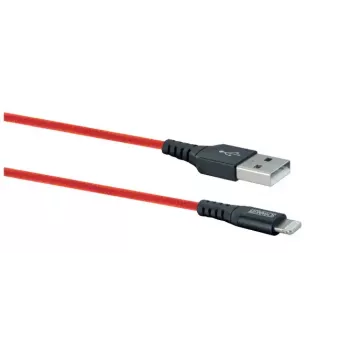 Mobiiltelefoni USB A – Lightning kaabel SCHWAIGER LPRO410 501, USB 2.0, 1.2 m, punane