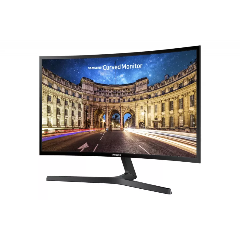 Samsung C24F396FHR arvutimonitor 59,7 cm (23,5 tolli) 1920 x 1080 pikslit Full HD LED Must