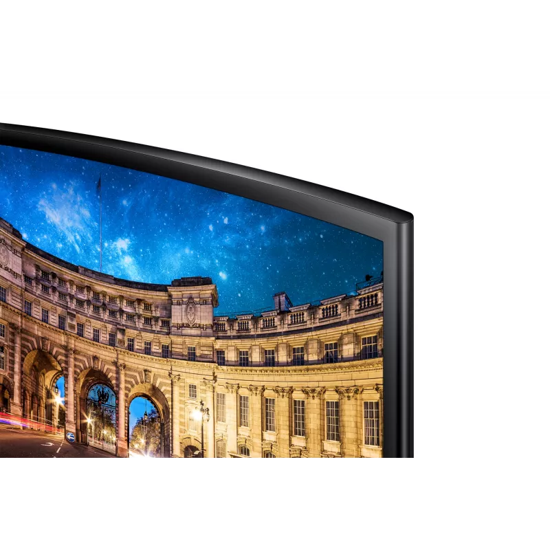 Samsung C24F396FHR arvutimonitor 59,7 cm (23,5 tolli) 1920 x 1080 pikslit Full HD LED Must
