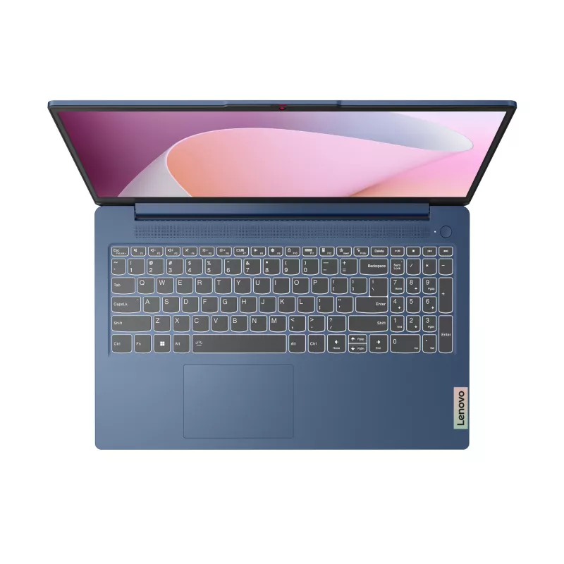 Lenovo IdeaPad õhuke 3 15AMN8 AMD Ryzen™ 5 7520U sülearvuti 39,6 cm (15,6 tolli) Full HD 16 GB LPDDR5-SDRAM 512 GB SSD Wi-Fi 6 (802.11ax) Windows 11 Home saksa sinine