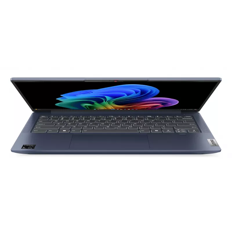 Lenovo IdeaPad õhuke 5 14Q8X9 Copilot+ PC Snapdragon X1-26-100 sülearvuti 35,6 cm (14 tolli) WUXGA 16 GB LPDDR5x-SDRAM 512 GB SSD Wi-Fi 7 (802.11be) Windows 11 Home saksa keel Sinine