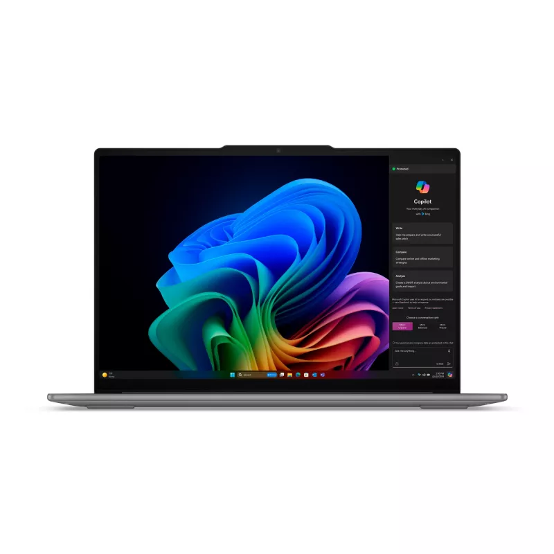 Lenovo Yoga õhuke 7 15ILL9 Copilot+ PC Intel Core Ultra 7 256V sülearvuti 38,9 cm (15,3 tolli) 2.8K 16 GB LPDDR5x-SDRAM 1 TB SSD Wi-Fi 7 (802.11be) Windows 11 Home saksa hall