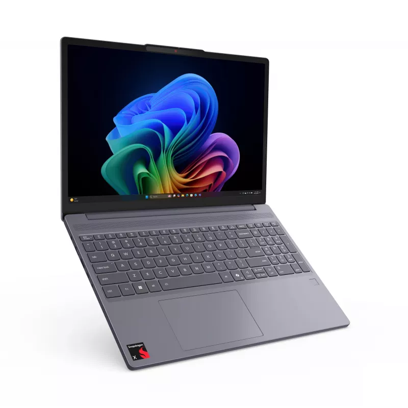 Lenovo IdeaPad õhuke 3 15Q8X10 Copilot+ PC Snapdragon X1-26-100 sülearvuti 38,9 cm (15,3 tolli) WUXGA 16 GB LPDDR5x-SDRAM 1 TB SSD Wi-Fi 7 (802.11be) Windows 11 Home saksa hall