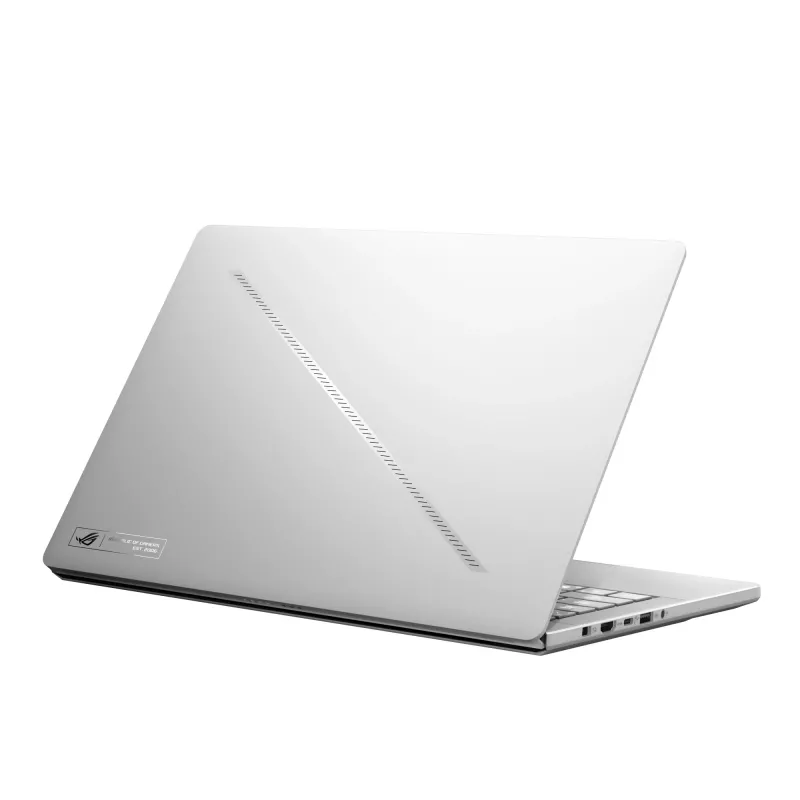 Sülearvuti ASUS ROG Zephyrus G14 GA403WR — AMD Ryzen AI 9 HX 370, 14-tolline WQXGA+ 2880×1800, 32 GB LPDDR5x, 2 TB SSD, RTX 5070 Ti, Windows 11 Home, valge