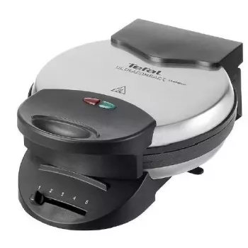 Vahvliküpsetaja Tefal WM310D 5 vahvlit 1000 W Must Roostevaba teras