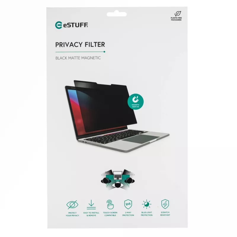 Raamita ekraani privaatsusfilter eSTUFF GLBM15351204 39.6 cm 15.6 toll