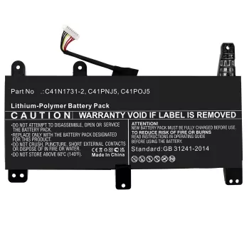 CoreParts MBXAS-BA0313 sülearvuti varuosa liitiumpolümeer 4300 mAh 15,4 V
