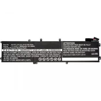 CoreParts sülearvuti aku Dellile, Aku, DELL, Precision M5520, XPS 15 9560, XPS 15 9560 i7-7700HQ