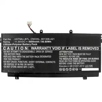 CoreParts sülearvuti aku HP-le, Aku, HP, Spectre X360 13-AB001, Spectre X360 13-AB099, Spectre X360 13-AC033DX