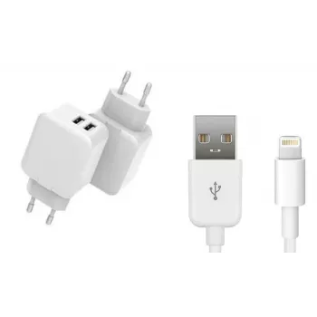 CoreParts MBXUSB-AC0007 mobiilseadme laadija Nutitelefon Valge AC Siseruumides