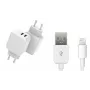 CoreParts MBXUSB-AC0007 mobiilseadme laadija Nutitelefon Valge AC Siseruumides