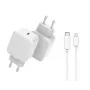 CoreParts MBXUSB-AC0015 mobiilseadme laadija Universaalne Valge AC Kiirlaadimine Toasisene