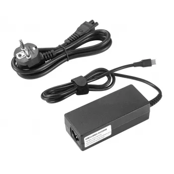 CoreParts MBXUSBC-AC0009 toiteadapter/muundur siseruumidesse 65 W Must
