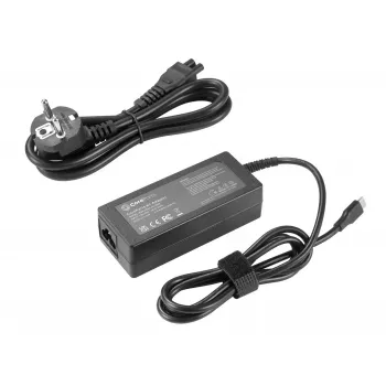 CoreParts MBXUSBC-AC0009 toiteadapter/muundur siseruumidesse 65 W Must