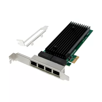 PCIe x1 võrgukaart MicroConnect MC-PCIEX1-82575-Q Intel 82575 kontrolleriga