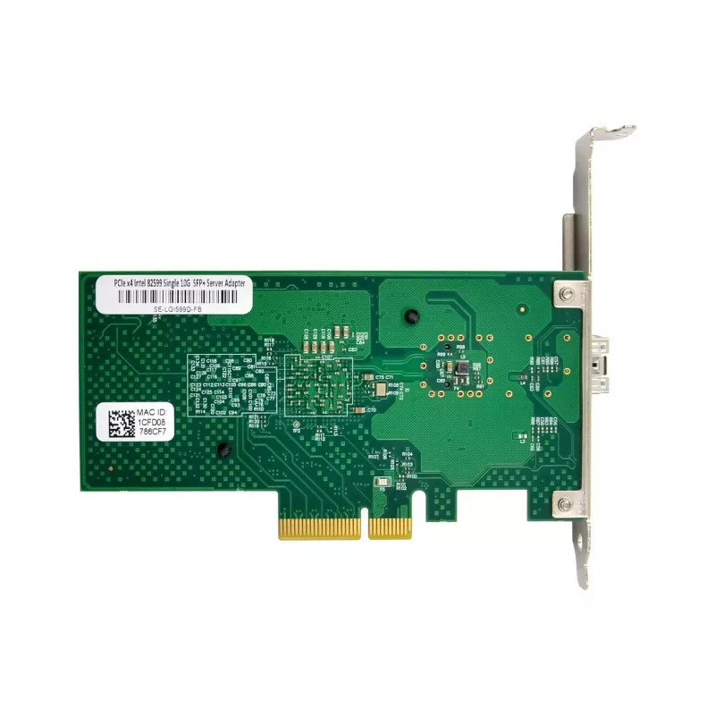 Võrgukaart MicroConnect X520-DA1 PCIe x4 — kahe pordiga 10GbE SFP+