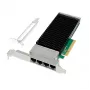 Võrgukaart MicroConnect X710-T4 PCIe x8 10GbE 4 Ports