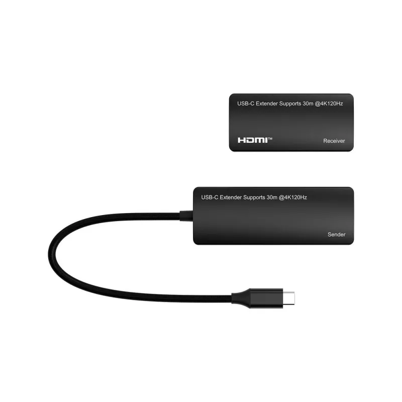 USB-C HDMI-adapter MicroConnect MC-USBCHDMIEXT-30M 30m