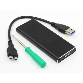 CoreParts MSACSC/USB3.0 salvestusseadme korpus SSD korpus Must