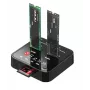 Meedia paljundaja CoreParts MS-CLONER-M2-SD Must USB USB-C M.2