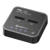 CoreParts MS-CLONER-NVME salvestusseadme dokkimisjaam USB 3.2 Gen 2 (3.1 Gen 2) USB-C Must