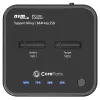 CoreParts MS-CLONER-NVME salvestusseadme dokkimisjaam USB 3.2 Gen 2 (3.1 Gen 2) USB-C Must