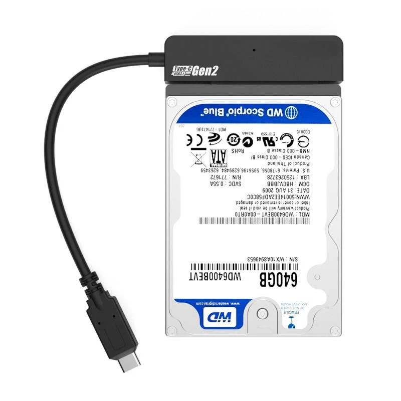 CoreParts MSUB3305 salvestusseadme korpus HDD/SSD korpus Must