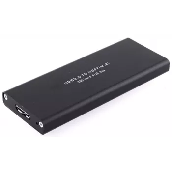 CoreParts MSUB4300 salvestusseadme korpus HDD/SSD korpus Must M.2