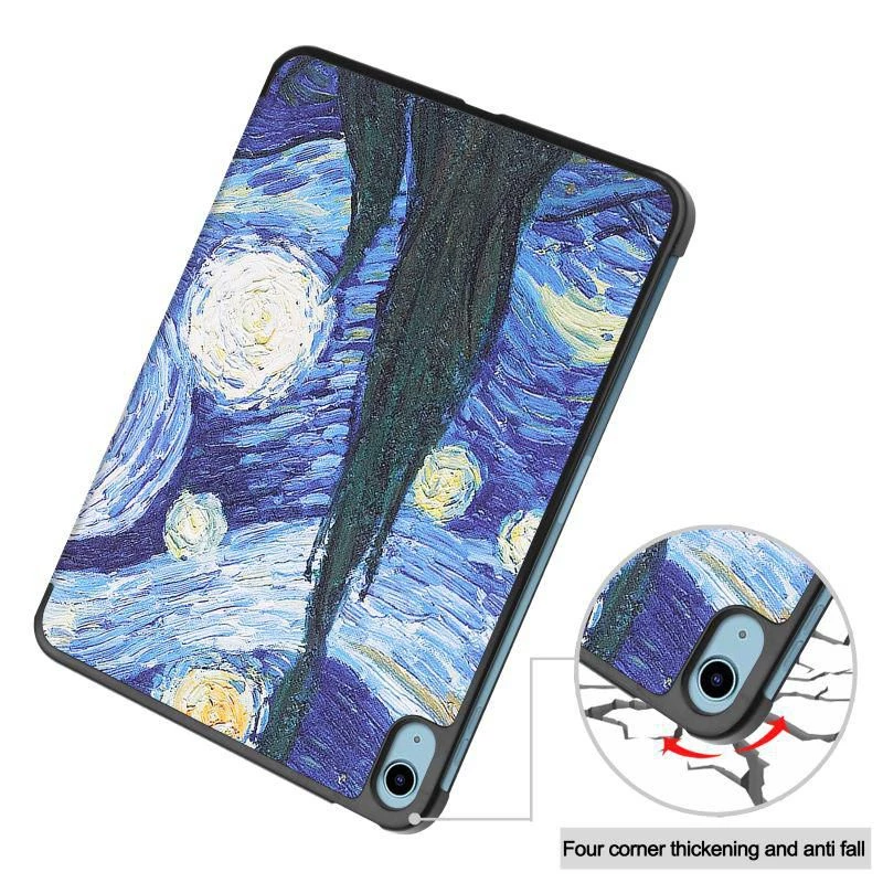 CoreParts TABX-IP10-COVER13 tahvelarvuti ümbris 27,7 cm (10,9 tolli) klappümbris Sinine, Roheline, Oranž, Valge, Kollane