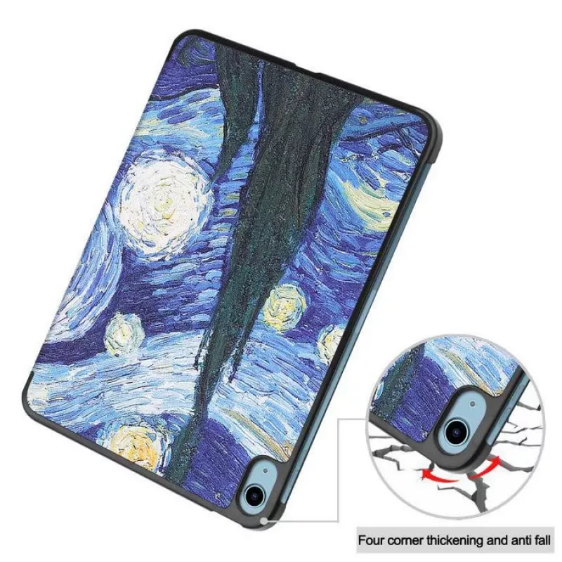 CoreParts TABX-IP10-COVER13 tahvelarvuti ümbris 27,7 cm (10,9 tolli) klappümbris Sinine, Roheline, Oranž, Valge, Kollane