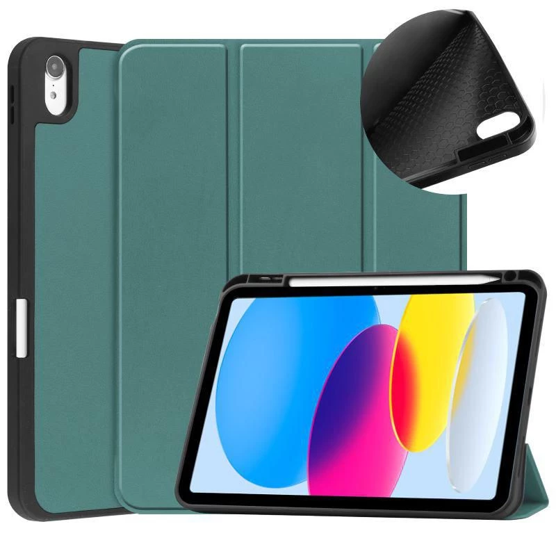 CoreParts TABX-IP10-COVER25 tahvelarvuti ümbris 27.7 cm (10.9 tolli) klappümbris Roheline